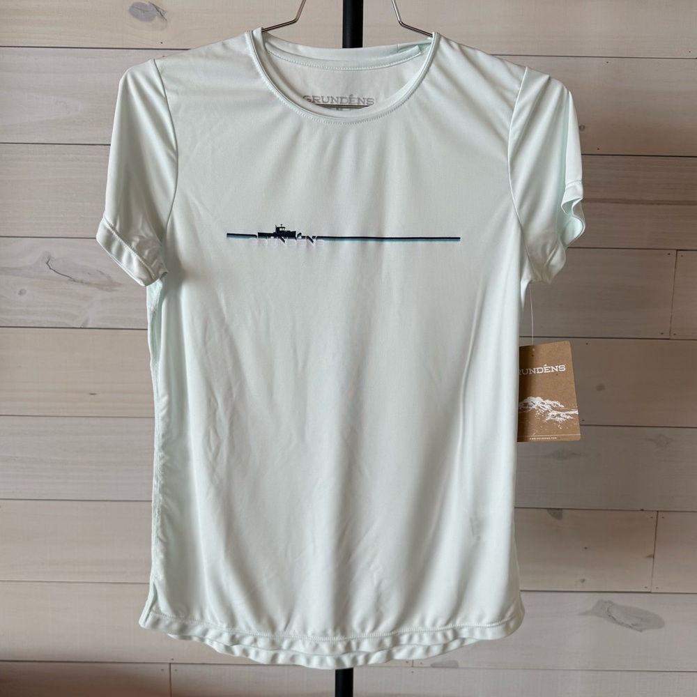 Grundens Women's Logo Tech Tee SS